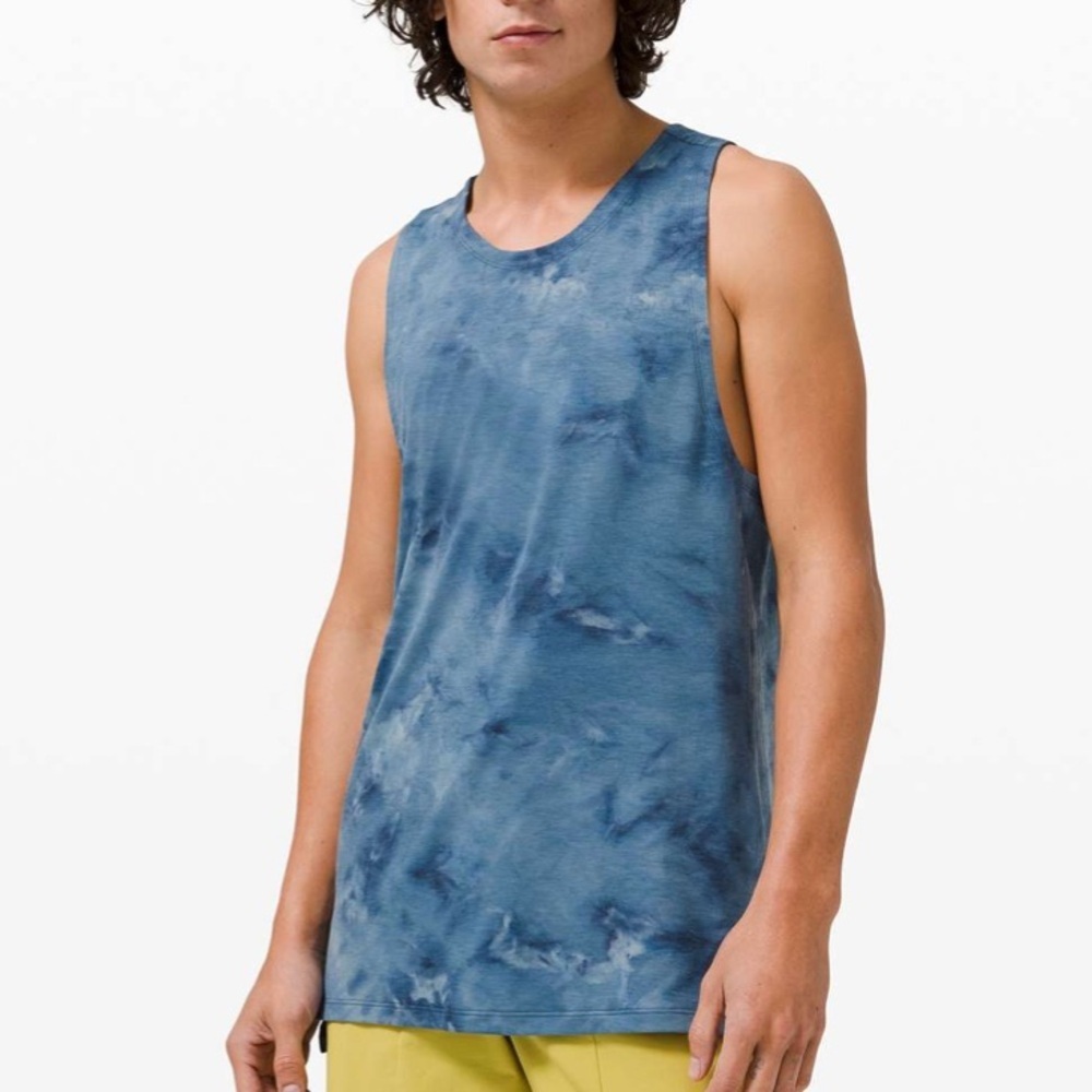Lululemon Always Agile Tank “Better Every Day”
Diamond Dye True Navy Chambray